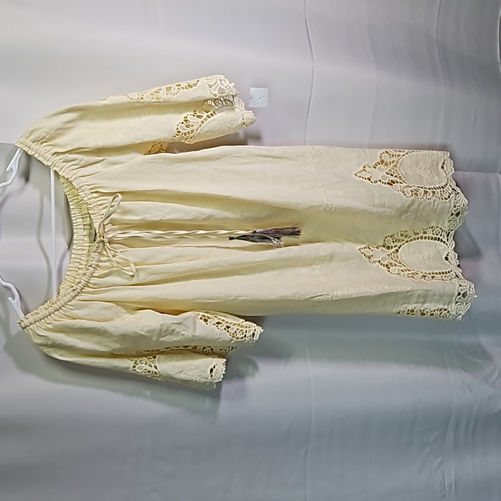 Crimson in Grace Yellow Dress Sz M NWT